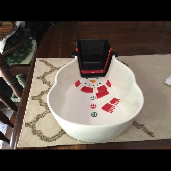 Snowman Decorative Container - Picture 2 of 5